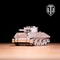 Колекційна модель-конструктор Metal Time World of Tanks танк M4 Sherman (MT070) - Pampik - 2
