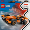Конструктор LEGO City Пілот F1 з автомобілем для перегонів команди McLaren 86 деталей (60442) - Pampik - 2