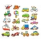 Набор магнитов Viga Toys Транспорт, 20 шт. (58924N) - Pampik