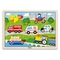 Деревянный пазл Viga Toys Транспорт 24 эл. (51462) - Pampik