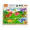 Дерев'яний пазл Viga Toys Динозаври, 24 ел. (51460) - Pampik - 2