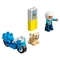 Конструктор LEGO DUPLO Rescue Поліцейський мотоцикл 5 деталей (10967) - Pampik