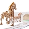 Деревянный механический 3D конструктор Ugears Лошадь-Механоид (70054) - Pampik - 3