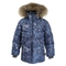 Куртка-пуховик Huppa Moody 1, р.152, темно-синій з принтом (17470155-73286-152) - Pampik