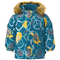 Куртка зимняя Huppa Vesa 1, р.86, бирюзовый с принтом (18570120-23266-086) - Pampik