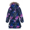 Пальто-пуховик Huppa Parish, р.116, темно-синий с принтом (12470055-91886-116) - Pampik - 2