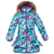 Пальто зимнее Huppa Whitney, р.152, мята с принтом (12460030-81626-152) - Pampik