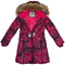 Пальто зимове Huppa Yacaranda, р.122, бордовий з принтом (12030030-44534-122) - Pampik - 4