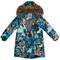Куртка-парка зимова Huppa Mona 2, р.122, бірюзово-зелений з принтом (12200230-44266-122) - Pampik - 4