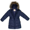 Пальто-пуховик Huppa Yasmine, р.152, темно-синий (12020055-70086-152) - Pampik - 4
