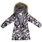Пальто-пуховик Huppa Yasmine, р.122, черно-белый с принтом (12020055-81020-122) - Pampik - 4