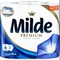 Туалетний папір Milde Cool Blue, тришаровий, 4 рулони - Pampik