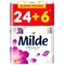 Туалетний папір Milde Relax Purple, тришаровий, 24+6 рулонів - Pampik
