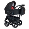 Универсальная коляска 3 в 1 Verdi Sonic Plus 01, черный (9023-VSP-01) - Pampik