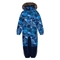 Дитячий зимовий комбінезон Huppa Fenno, р.110, темно-синій з принтом (36240030-92586-110) - Pampik