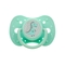 Пустышка силиконовая симметричная Akuku Динозавры, 6+ мес., зеленый (A0588) - Pampik