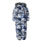 Дитячий зимовий комбінезон Huppa Orion, р.68, темно-синій з принтом (36300030-43386-086) - Pampik