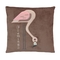 Подушка декоративная Tigres Flamingo Birds, 33х33 см (ПД-0493) - Pampik