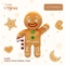 М'яка іграшка Tigres Печиво імбирне, 26 см (ІГ-0199) - Pampik - 2
