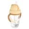 Чашка-непроливайка Canpol babies Mountains з трубочкою і обважнювачем 270 мл, бежевий (56/620_bei) - Pampik - 4