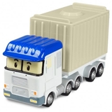 Машинка Robocar Poli грузовая фура Тери, металл, 6 см (83257) - Pampik