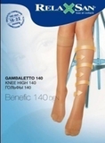 Антиварикозні компресійні гольфи Relaxsan 140 den (18-22 мм), р. 2, чорні - Pampik