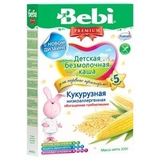 Безмолочна низькоалергенна каша Bebi Premium кукурудзяна з пребіотиками, 200 г - Pampik