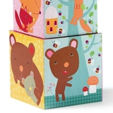 Пірамідка Djeco Забавні кубики - Лісові мешканці - Pampik - 4