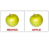 Мини-карточки Домана Вундеркинд с пеленок Фрукты/Fruit, укр.-англ. язык, 40 шт. (2100064097003) - Pampik - 4