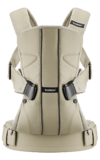 Рюкзак-кенгуру Babybjorn Baby Carrier One Cotton, бежевый - Pampik