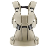 Рюкзак-кенгуру Babybjorn Baby Carrier One Cotton, бежевый - Pampik - 2