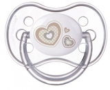 Силіконова кругла пустушка Canpol Babies Newborn Baby 6-18 міс., білий (22/563) - Pampik