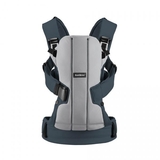 Рюкзак-кенгуру Babybjorn Baby Carrier WE Cotton Mix, сірий (92050) - Pampik - 2