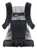 Рюкзак-кенгуру Babybjorn Baby Carrier One Cotton, чорно-сірий (91065) - Pampik - 2