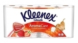 Тришаровий туалетний папір Kleenex Aromacare Полуниця, 8 рулонів