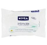 Влажные салфетки для интимной гигиены Nivea Intimate Natural, 20 штук - Pampik