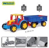 Трактор Wader Гигант с прицепом - Pampik - 2