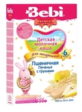Молочна каша для полудня Bebi пшенична Печиво з грушами, 200 г - Pampik