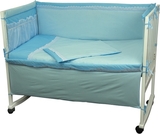 Набір в дитяче ліжечко Руно Карапузик для хлопчика, блакитний (977КУ) - Pampik