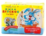 Дитяче мило Невська Косметика з ромашкою, 100 г, 4 шт. - Pampik