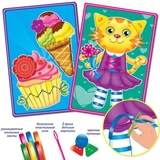 Вишивка стрічками і ґудзиками Vladi Toys Кішка (VT4701-03) - Pampik - 2