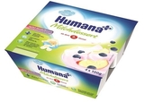 Продукт кисломолочний Humana з яблуком і чорницею з натуральними пробіотиками, 4 шт. - Pampik