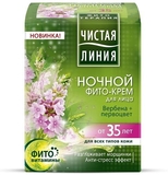 Нічний Фітокрем для обличчя Чиста Лінія Вербена і первоцвіт 35+, 45 мл - Pampik