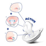 Латексная пустышка Chicco Physio Soft 0+ (73000.31) - Pampik - 3