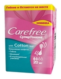 Щоденні прокладки Carefree with Cotton feel, 20 шт. - Pampik - 2