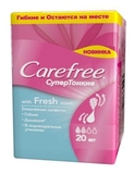 Щоденні супертонкі прокладки Carefree with Fresh scent, 20 шт. - Pampik - 2