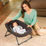 Кроватка-манеж Chicco Lullaby Dream с подвесной игрушкой, черный (79113.51) - Pampik - 4