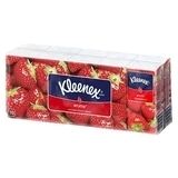 Носовички Kleenex Полуниця, 10 уп х 10 шт.