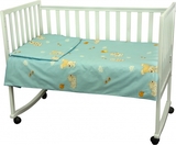 Комплект постельного белья Руно Мишка с шариком, голубой (932.02), 3 элемента - Pampik