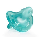 Силіконова пустушка Chicco Physio Soft, 6-16 міс., блакитний (02712.21) - Pampik